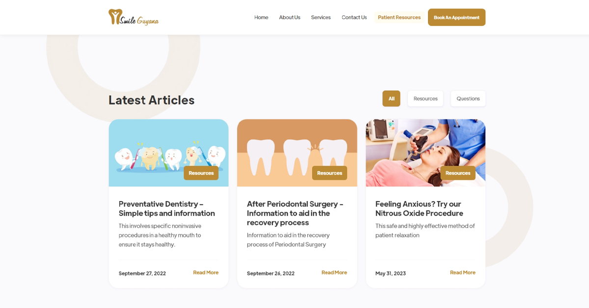 Patient Resources Smile Guyana Dental Services