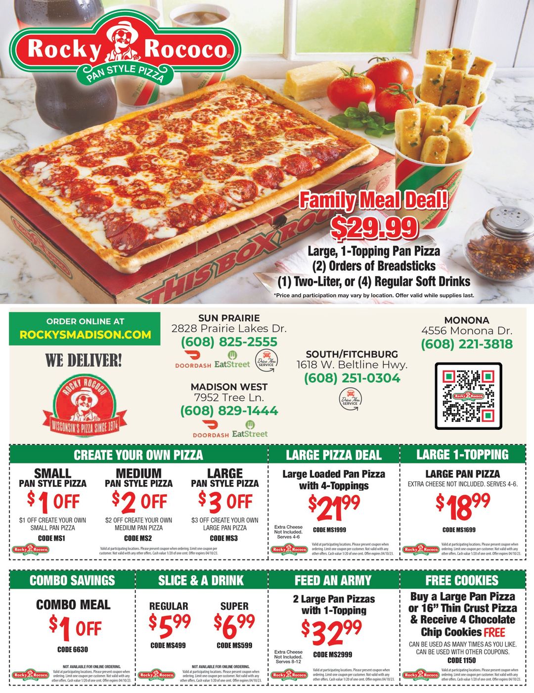 Coupons for Rocky Rococo