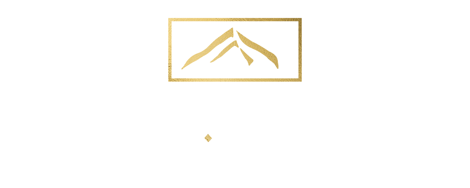 Mont Pellier Logo with gold mountain icon
