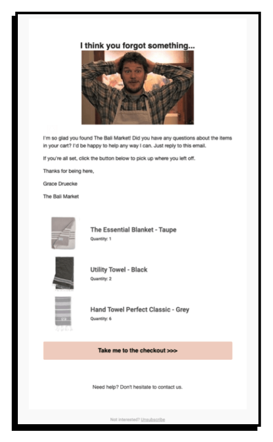 Email Personalization - Abandoned Cart Email Personalization
