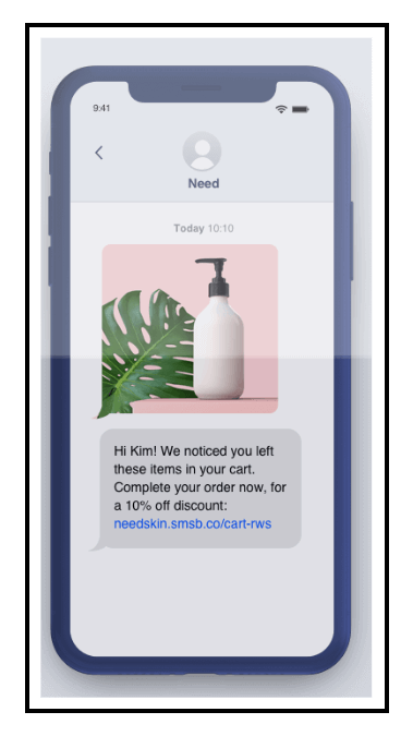 SMS Marketing Automation - Abandoned Cart Reminders