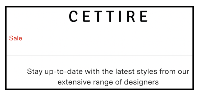 25 Best Shopify Stores - Cettire