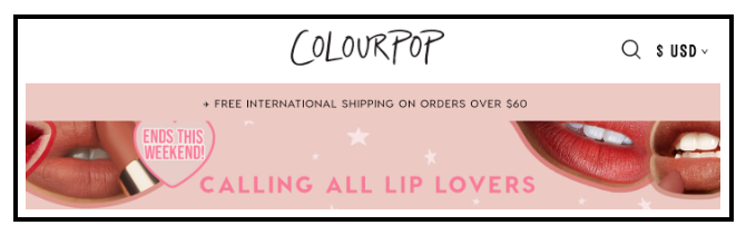 25 Best Shopify Stores - Colourpop