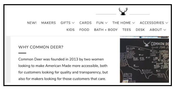 25 Best Shopify Stores - Common Deer