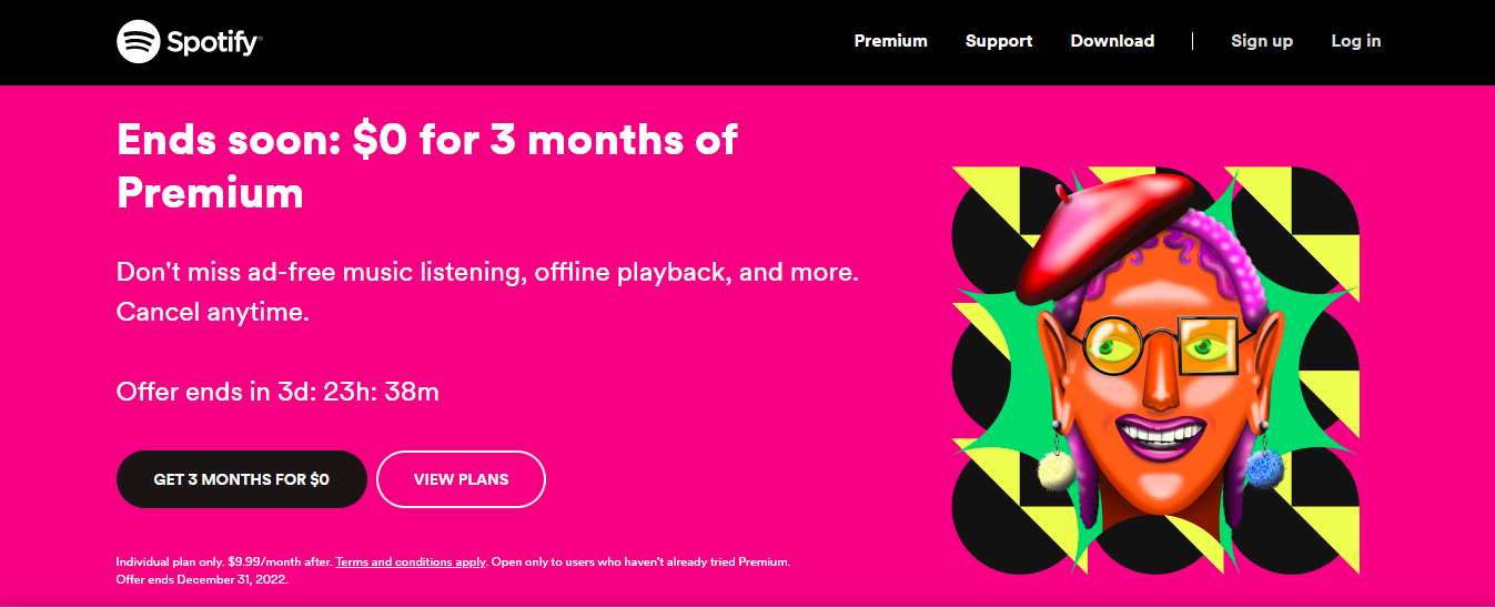 Example of a successful produt marketing strategy: Spotify