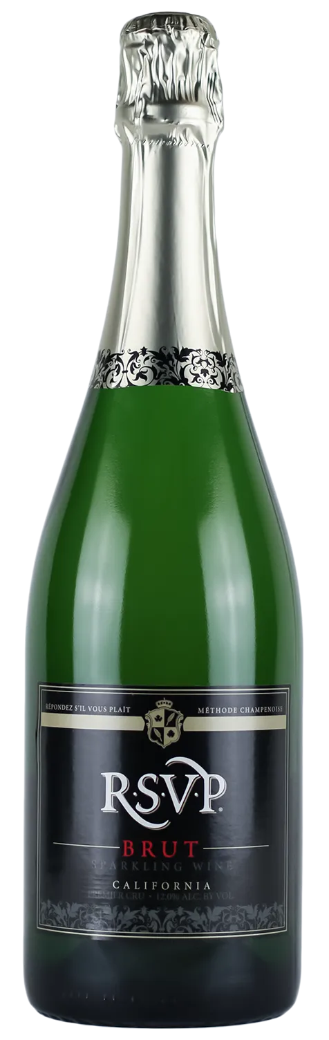 A bottle shot of RSVP Brut