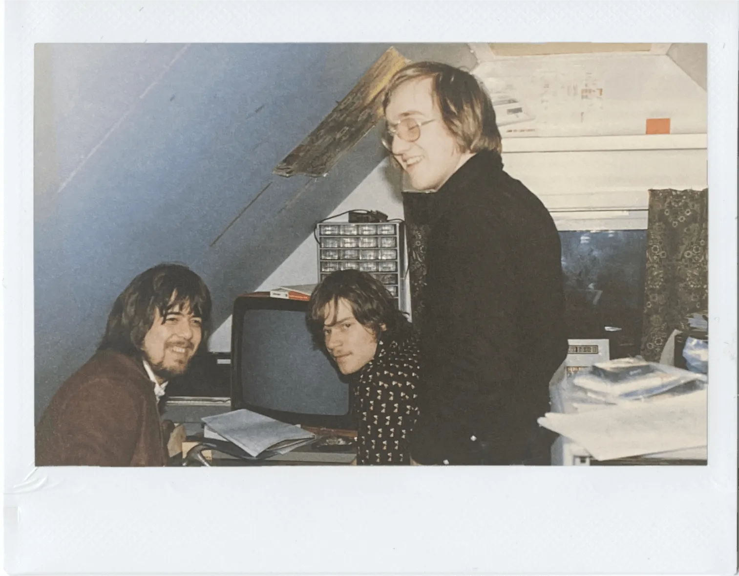 Vintage photo of the creators of RamBase working