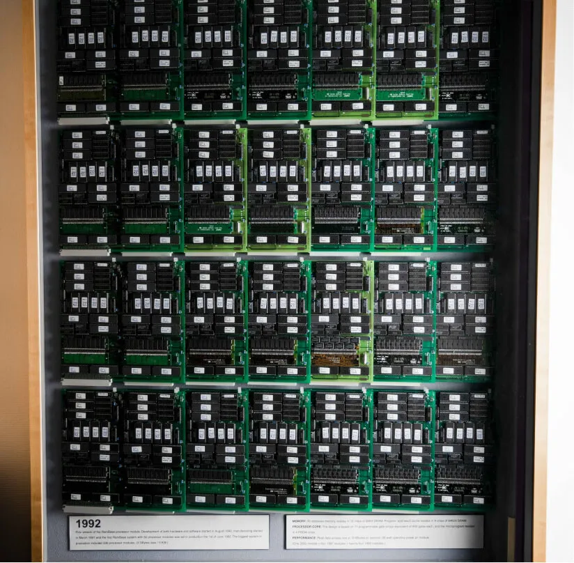 Picture of datachips from the earlier version of RamBase