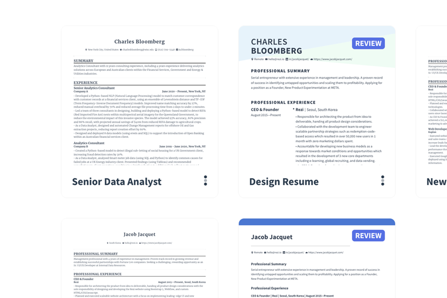 Rezi The Leading AI Resume Builder Trusted By 768 967 Users