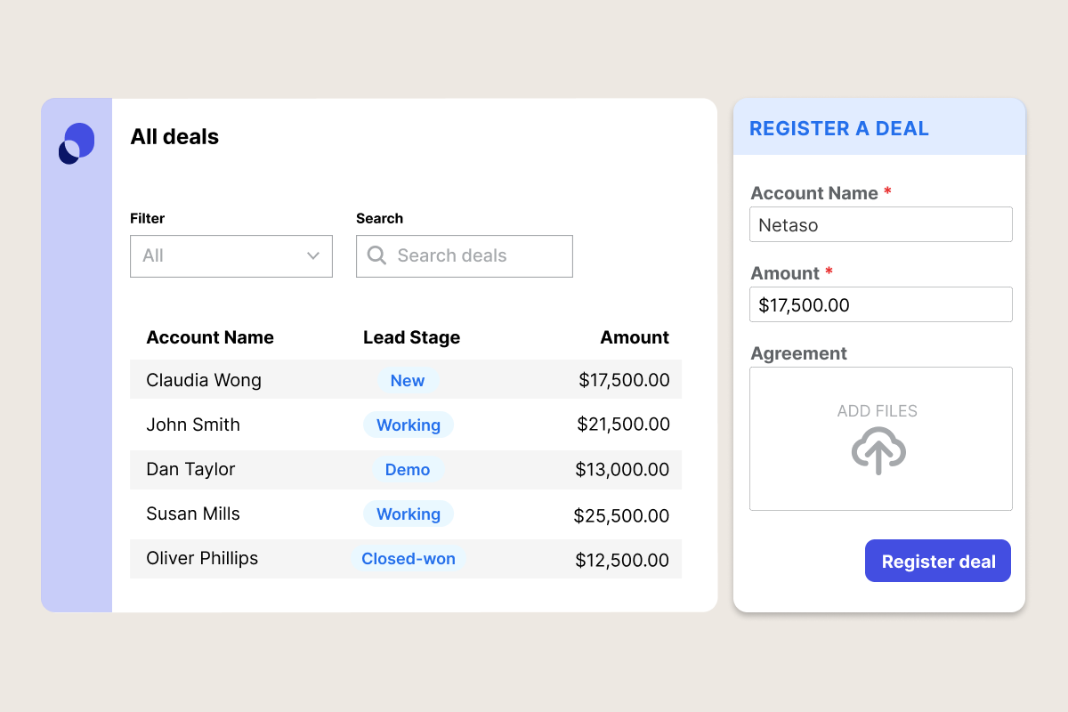 Deal Registration Incentive Partner Tracking & Attribution with PartnerStack | Platform