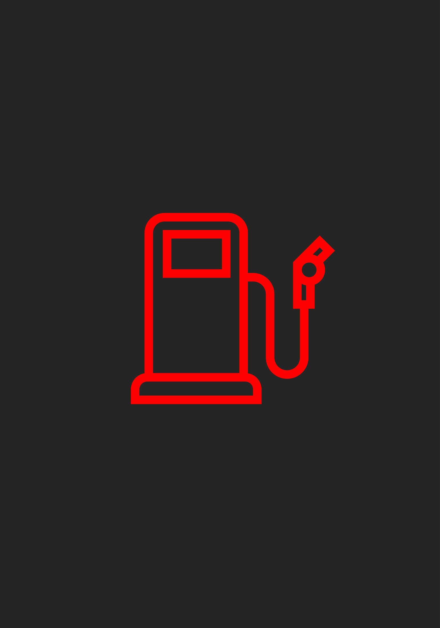 petrol station pictogram