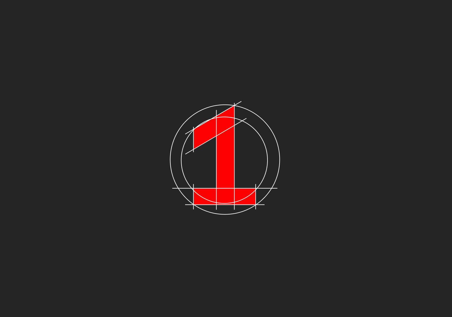 one1 logo stucture