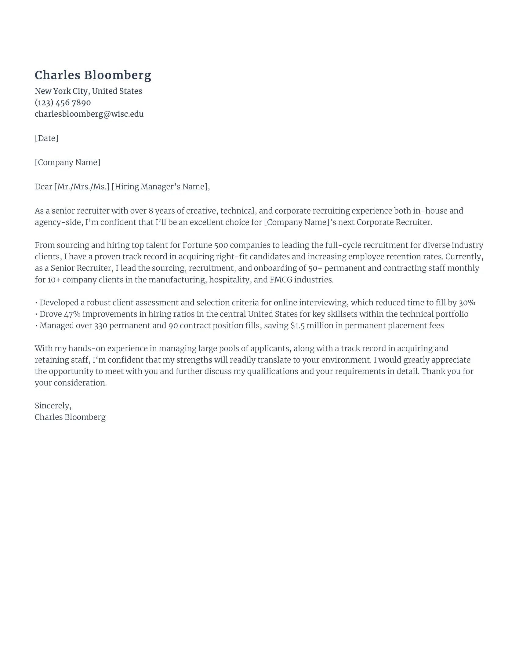 50+ Best Professional Cover Letter Examples For Job Seekers