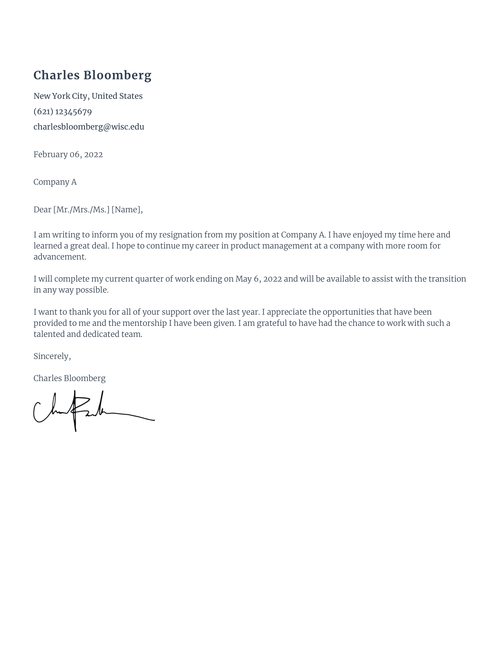 Free 3 months Notice Resignation - 63369337a9242e86d518ab26 3%20Month 1 P 500 