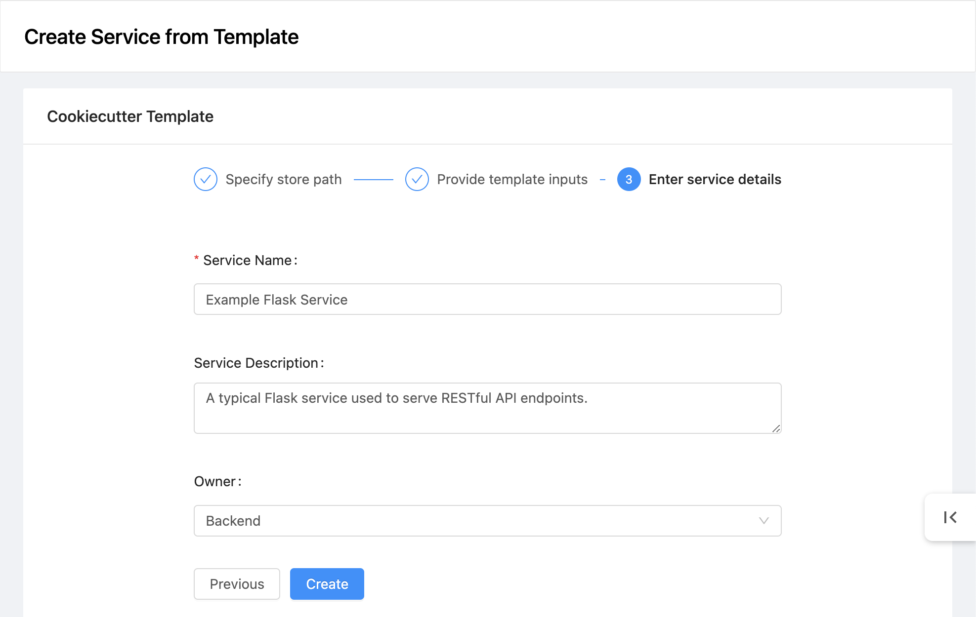 Step 3: OpsLevel Service metadata