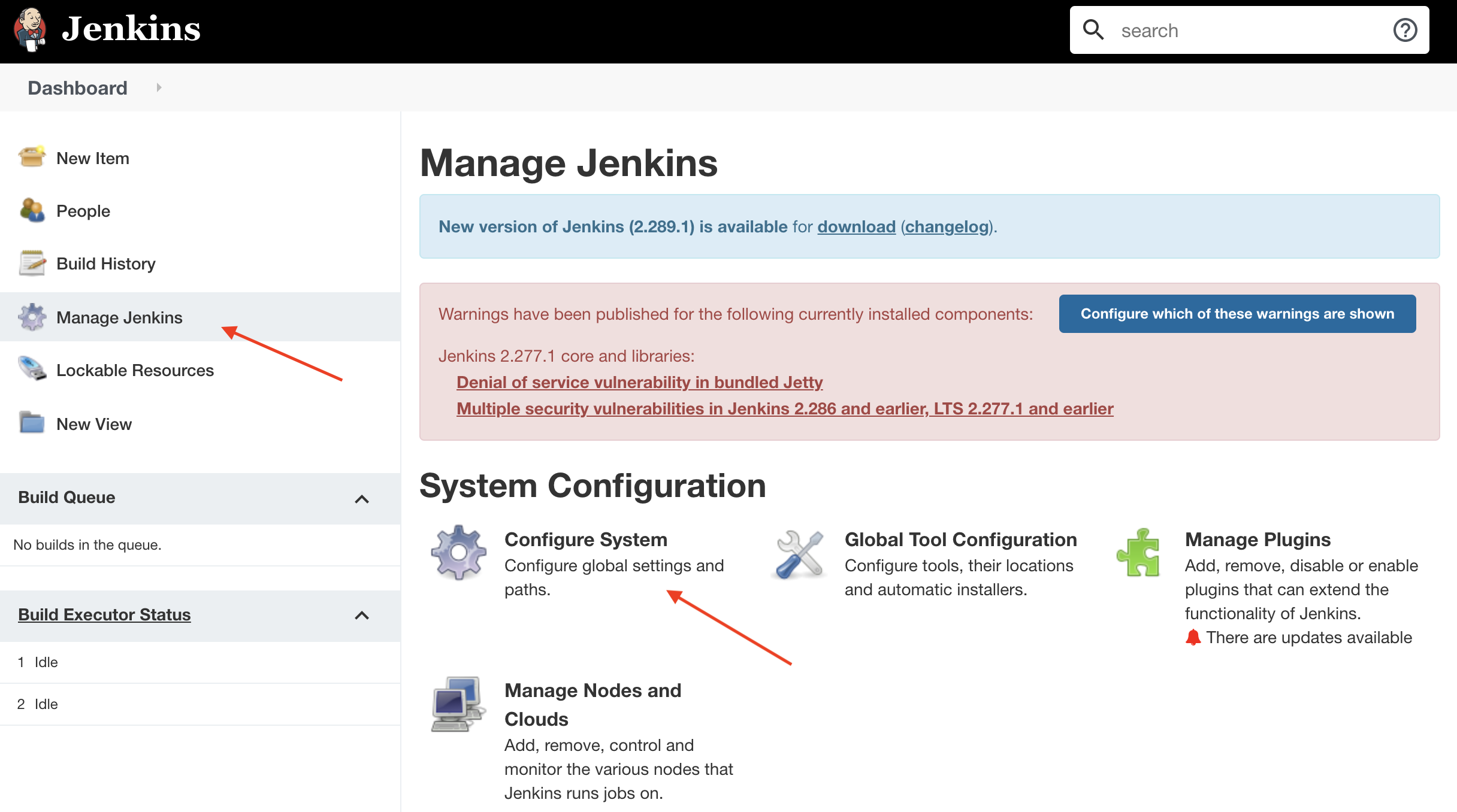 Configure System