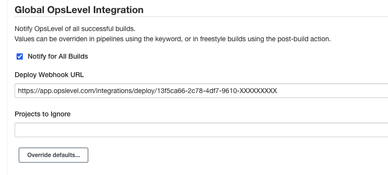 Jenkins Global Configuration