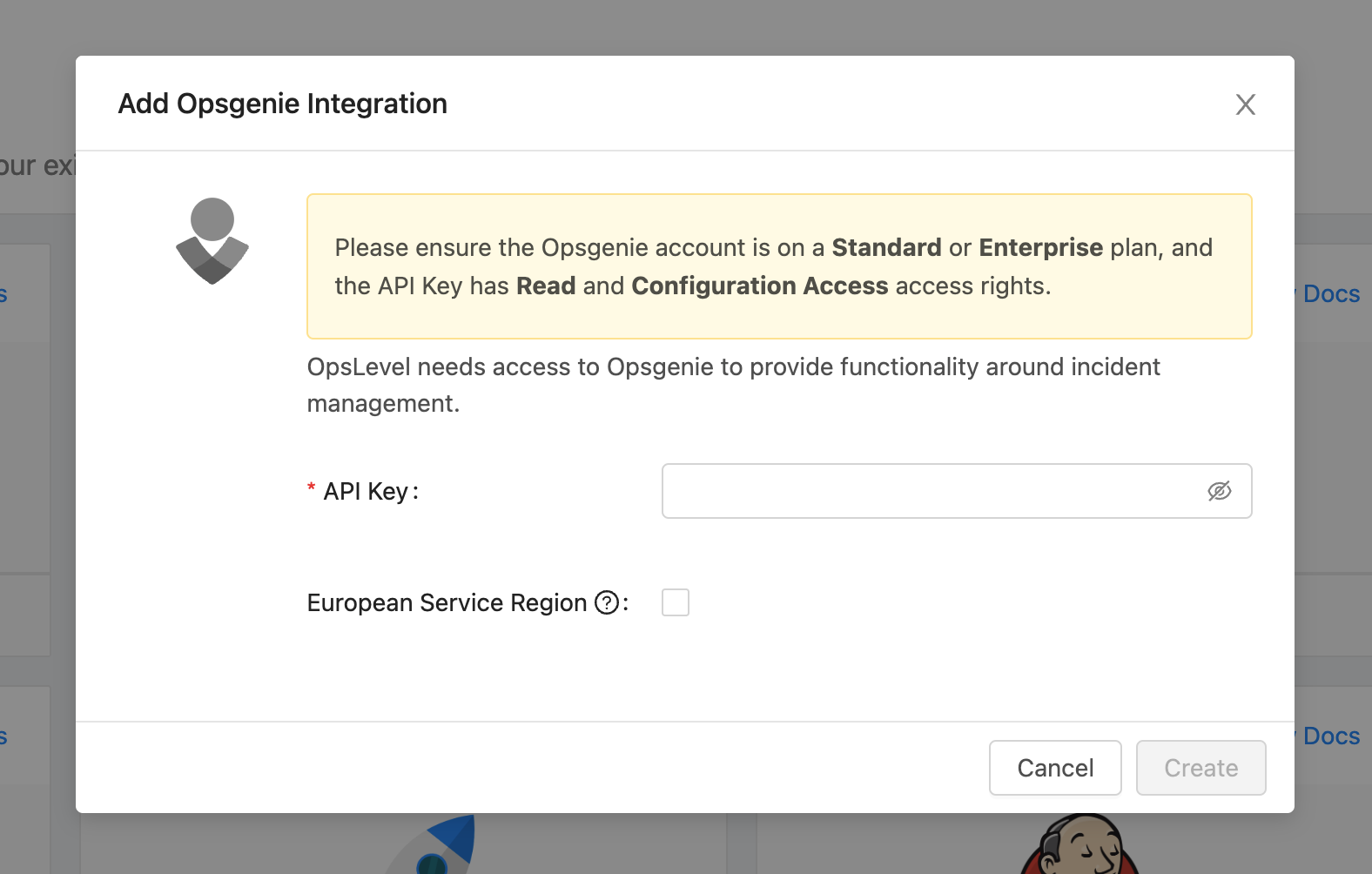 Opsgenie integration installation