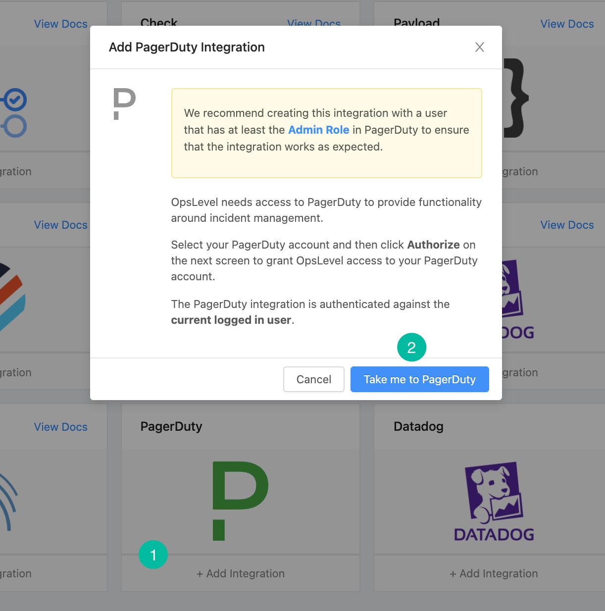 PagerDuty integration installation