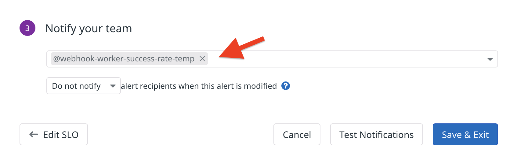 Webhook Notification Example