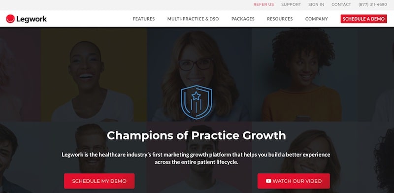 Legwork homepage