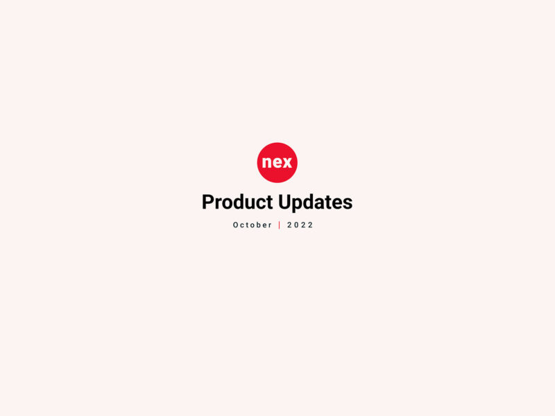 October Product updates