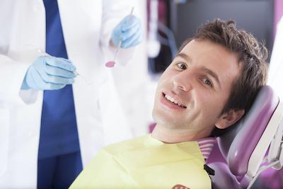 man getting dental fillings huntsville al