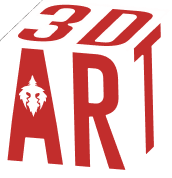 Kuro's 3D Art  Logo