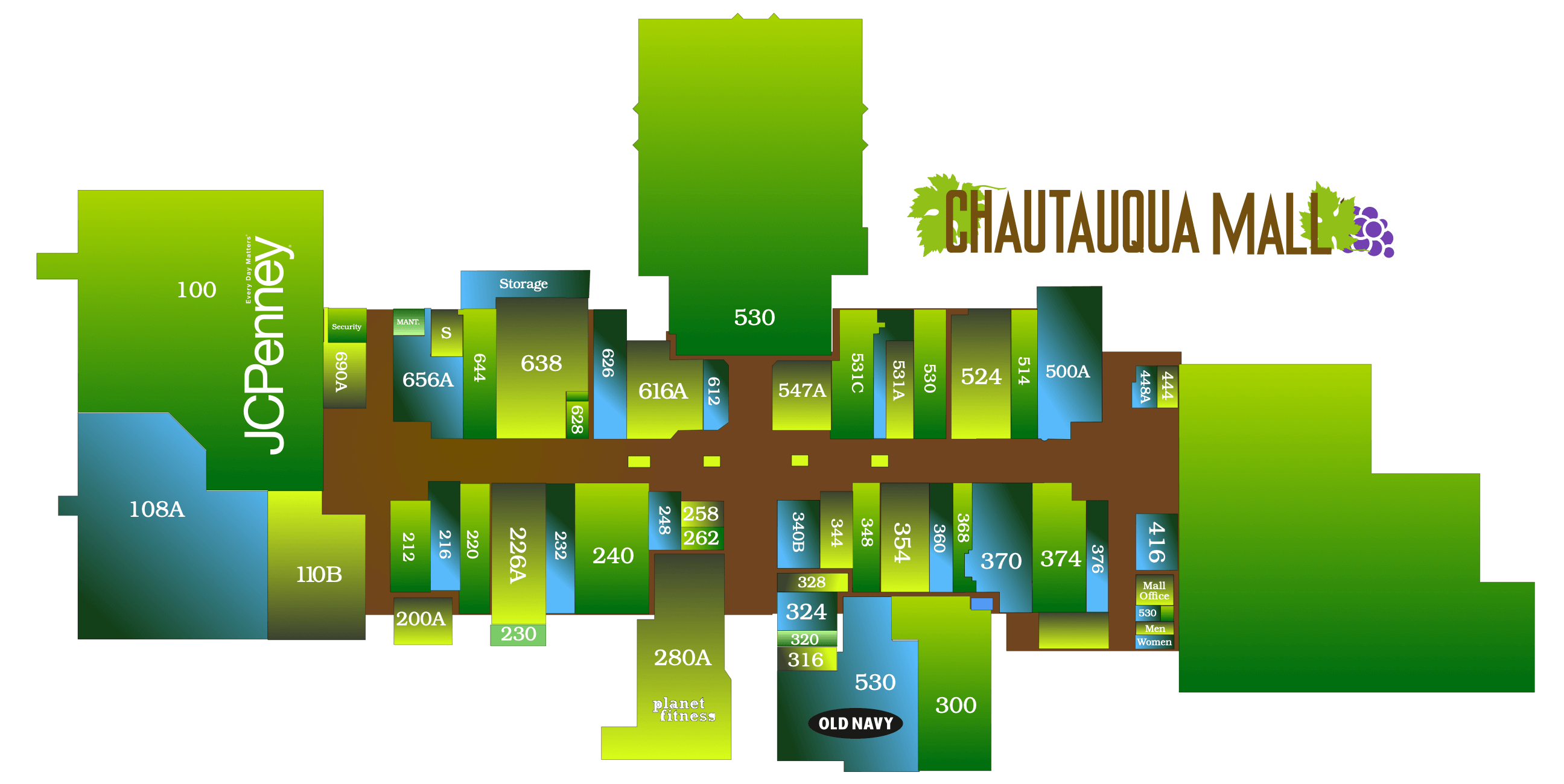 Chautauqua Mall Map Directory
