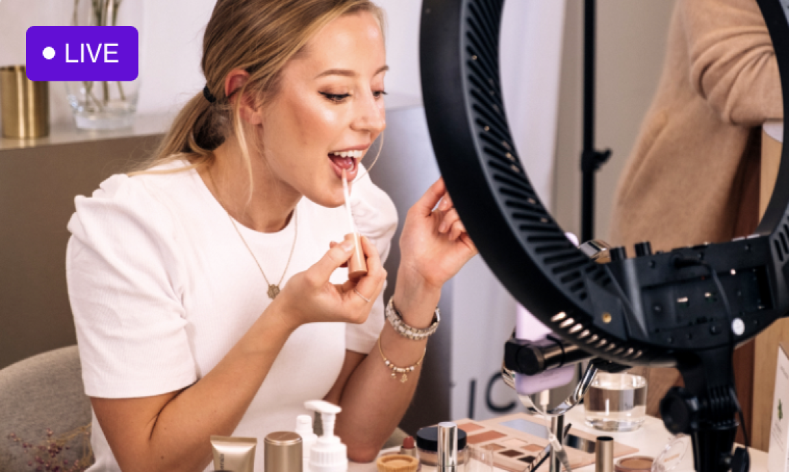 Live video shopping behind the scenes picture - Bambuser Plus