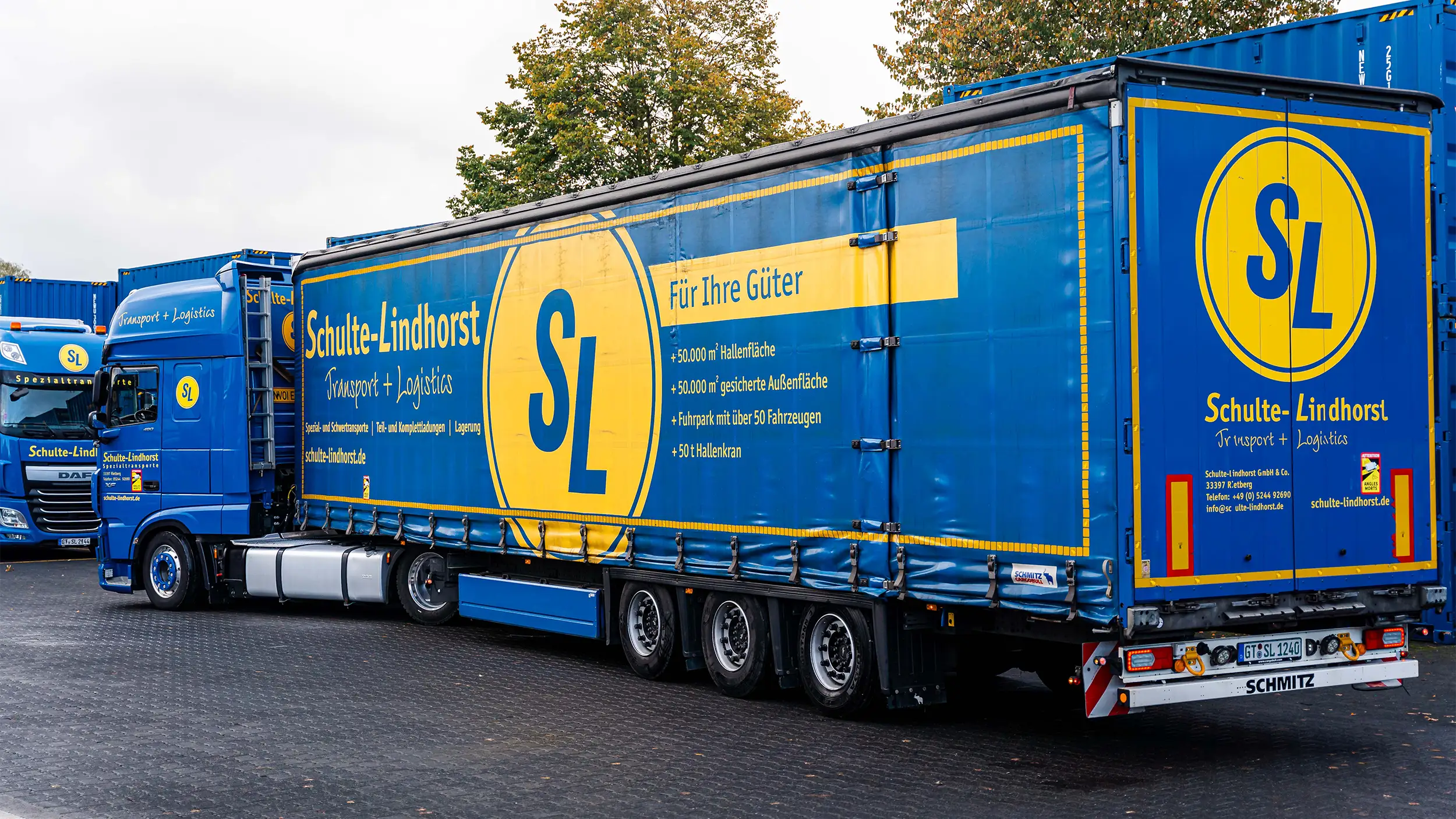 Megatrailer widenable Vehicle Park SchulteLindhorst