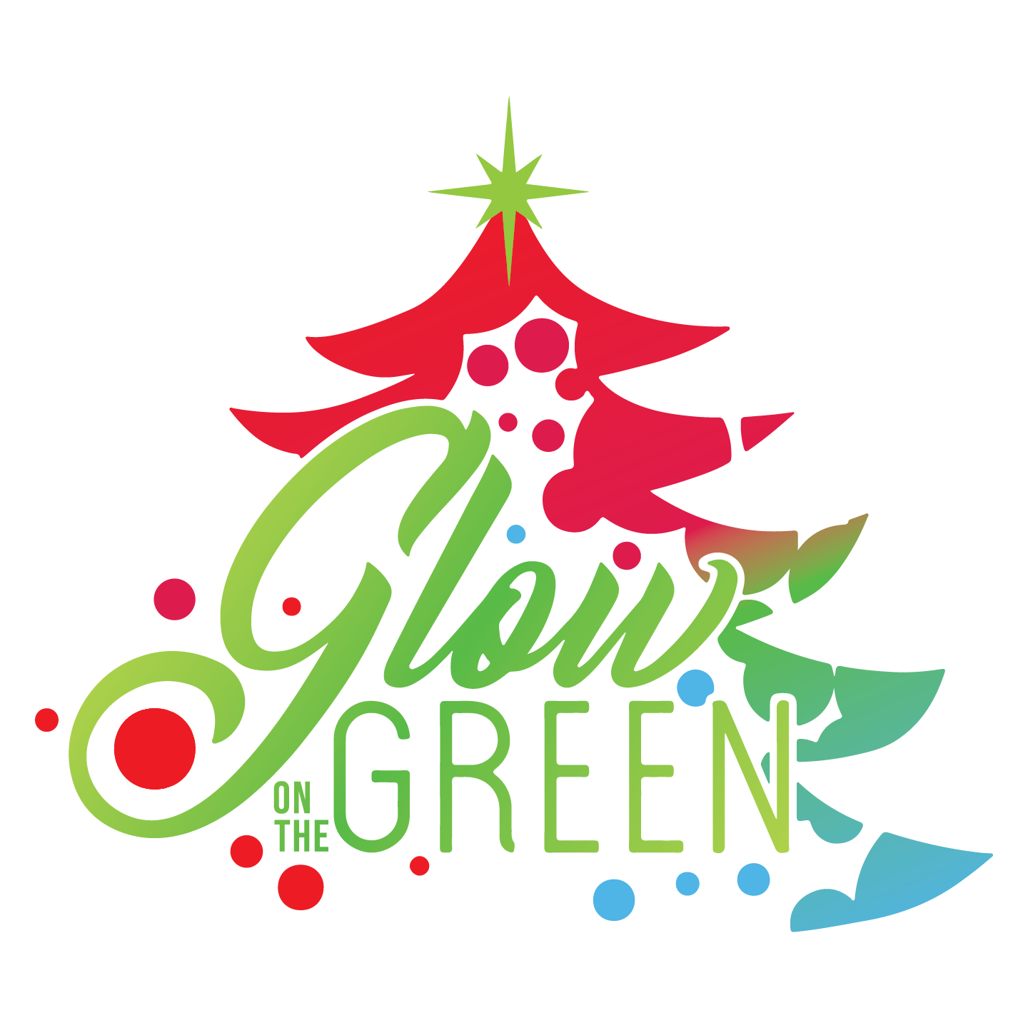 The "Glow on the Green" lights logo