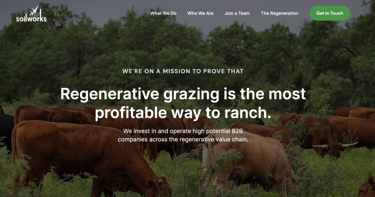 Soilworks - Accelerating Regenerative