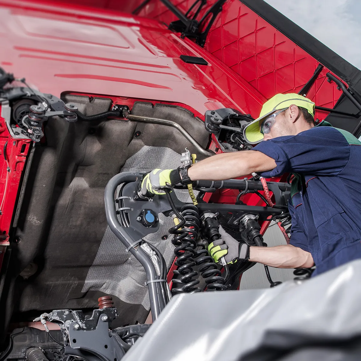DOT inspection service tech