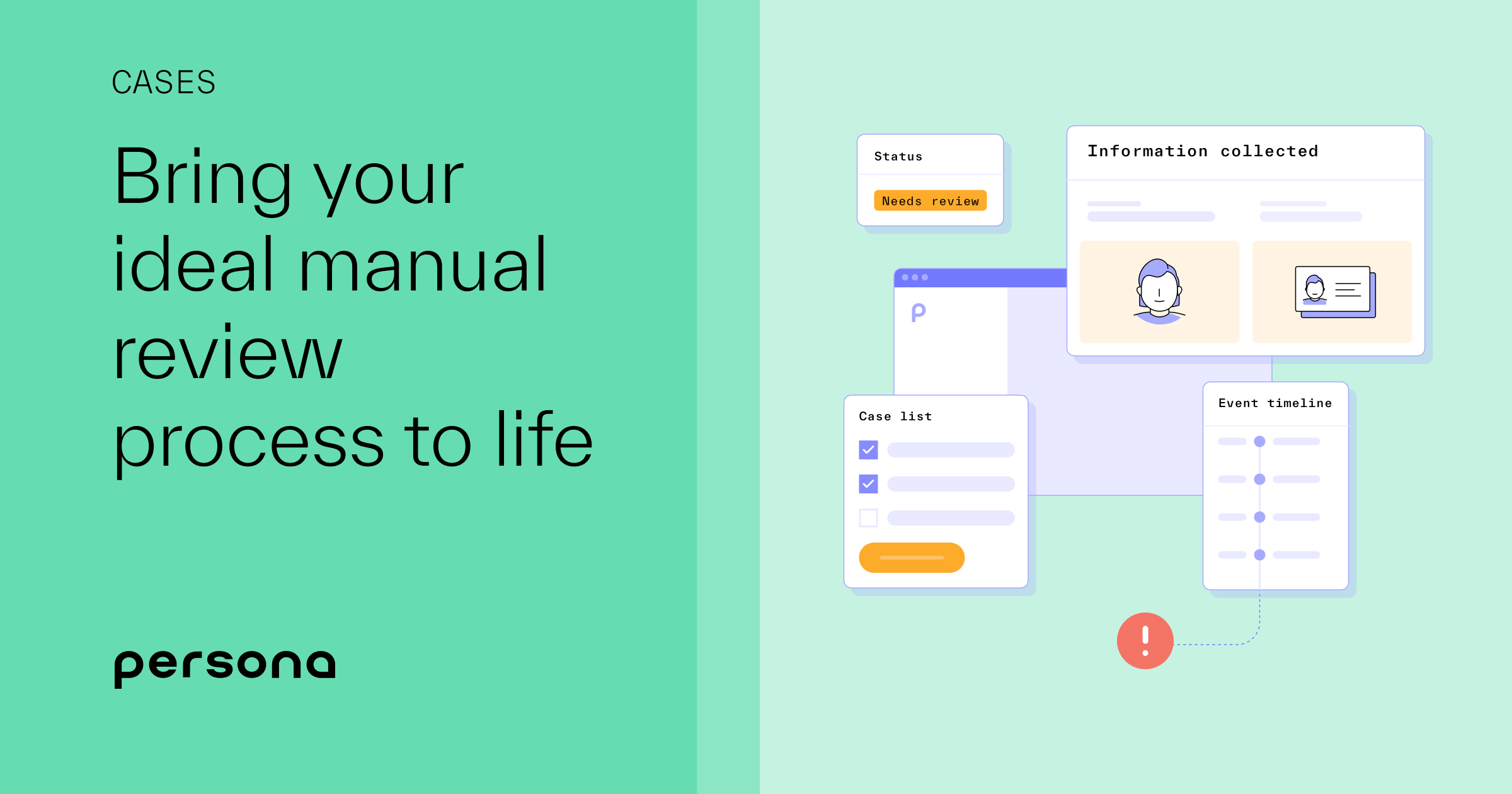 Manual Review, Case Management & Investigation Hub Persona