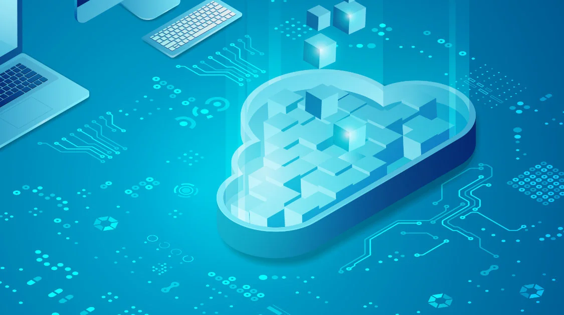 Stilisierte Cloud Grafik