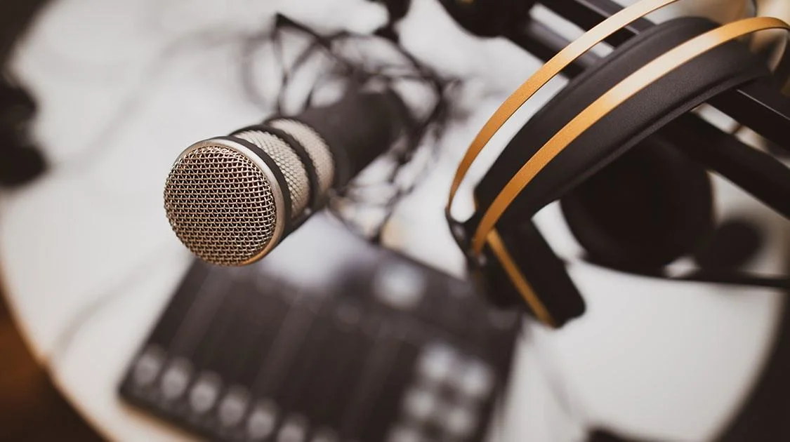Mikrofon zur Podcast Aufnahme