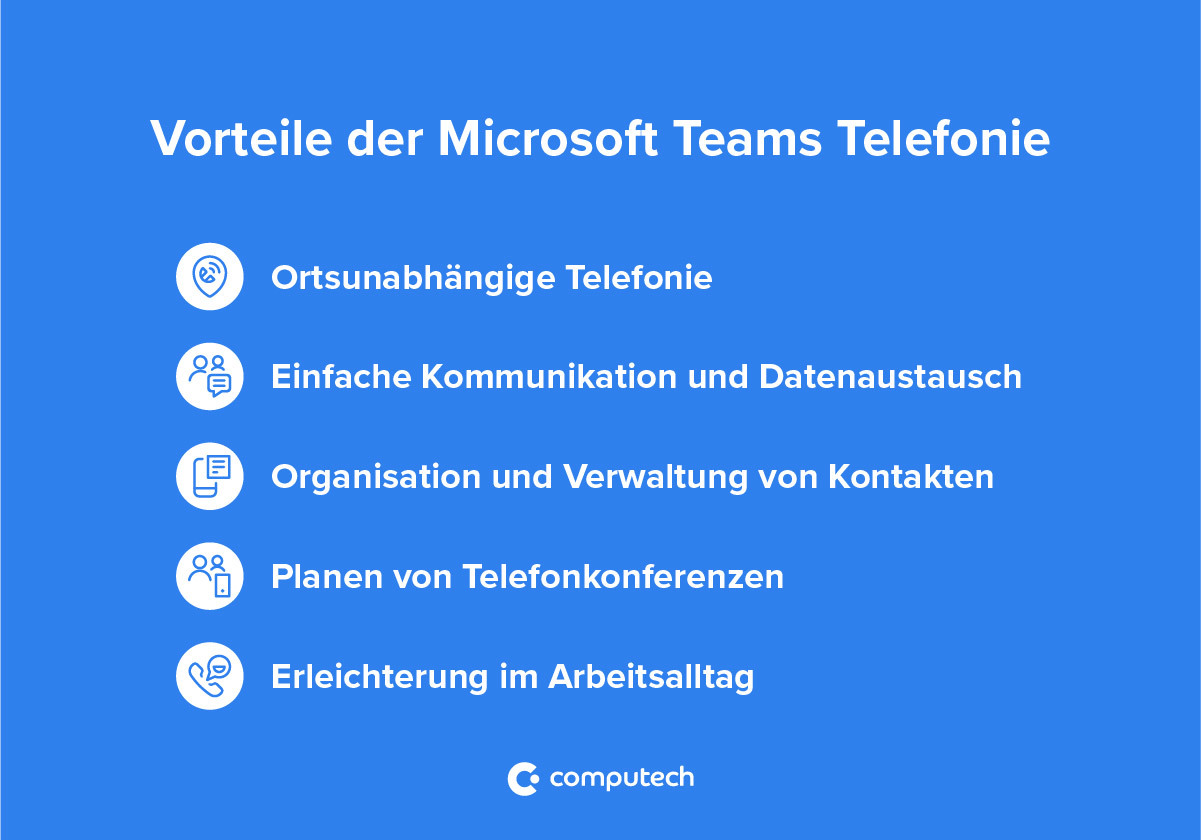 Vorteile der Microsoft Teams Telefonie