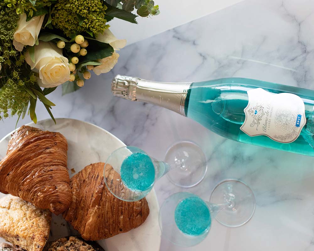Blanc de Bleu Drink the Unexpected