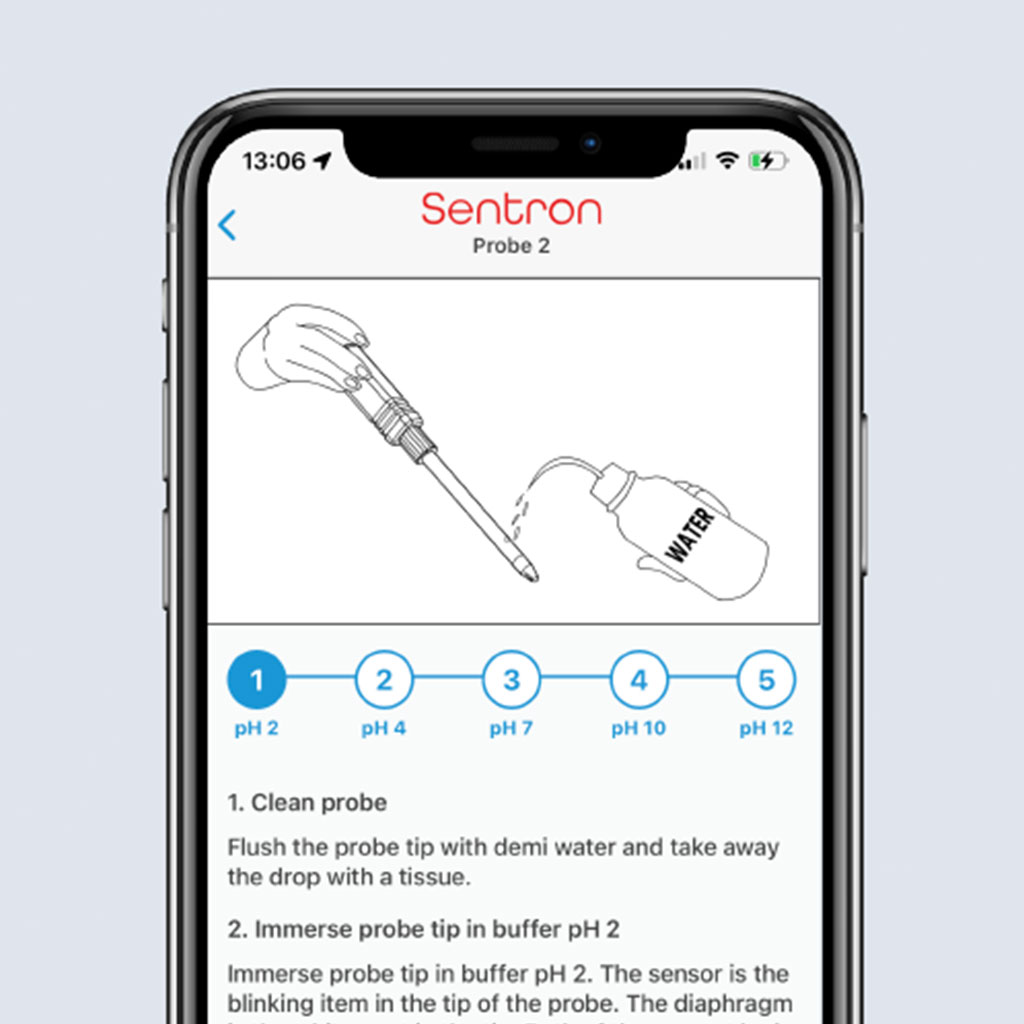 sentron app probing