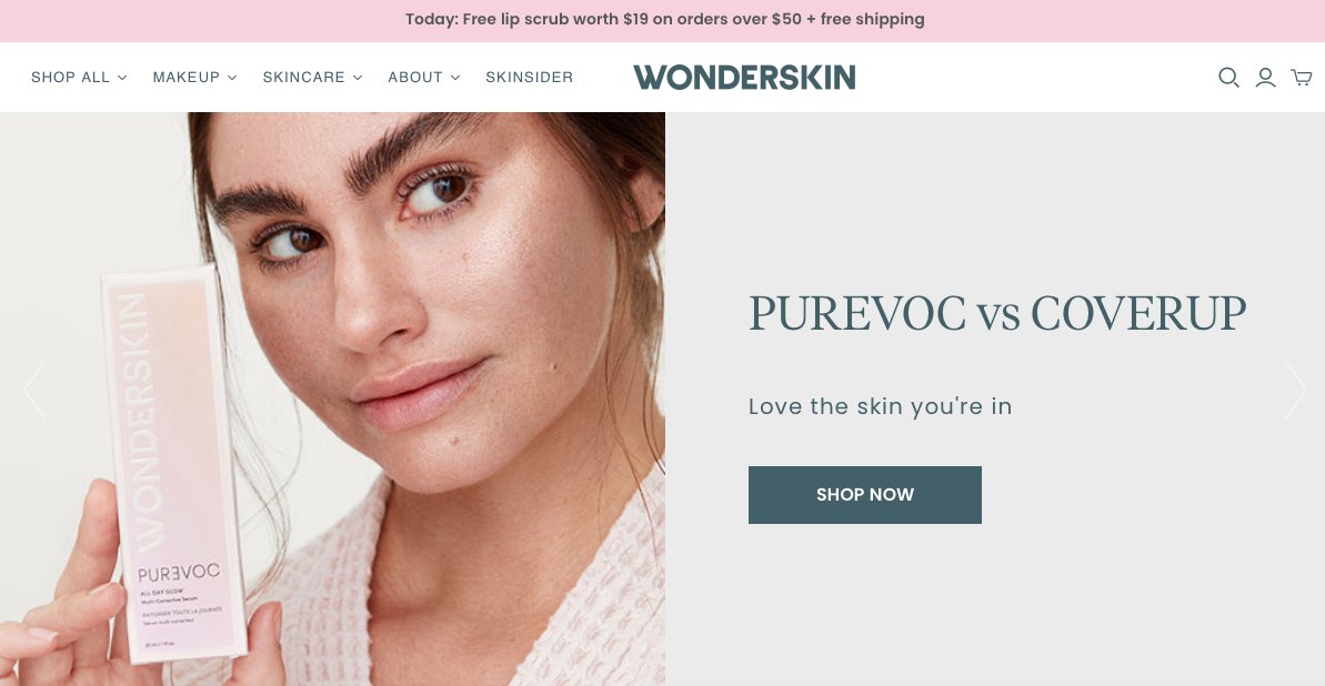 wonderskin website