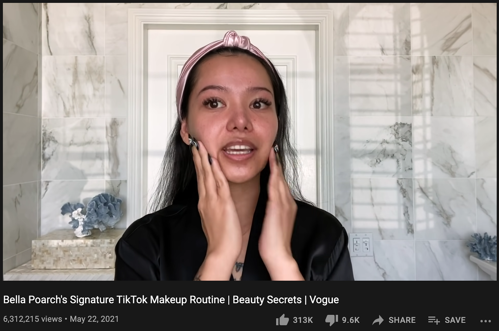 Influencer story content example