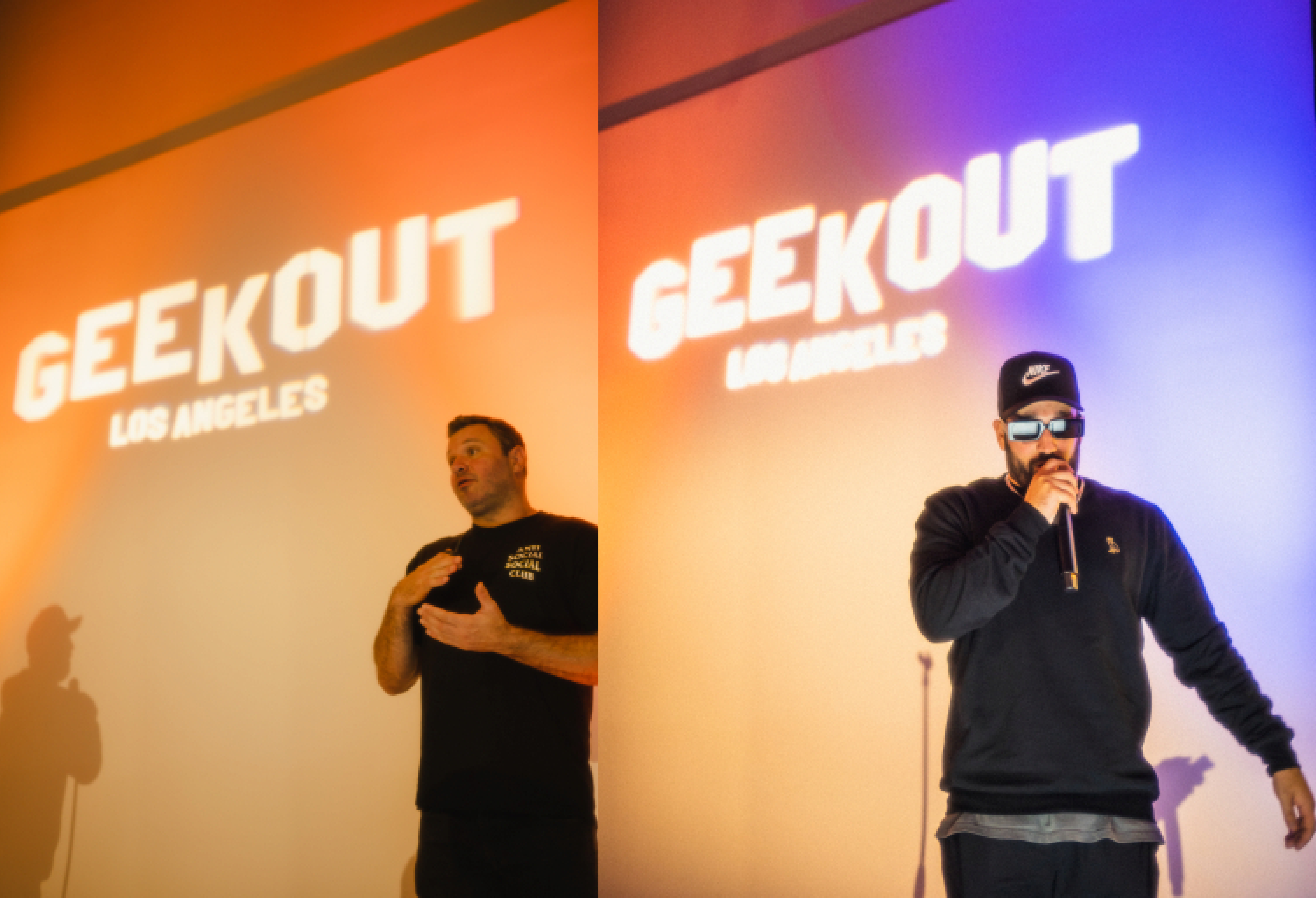 James Van Elswyk and Nick Shackelford at GeekOut LA 2021