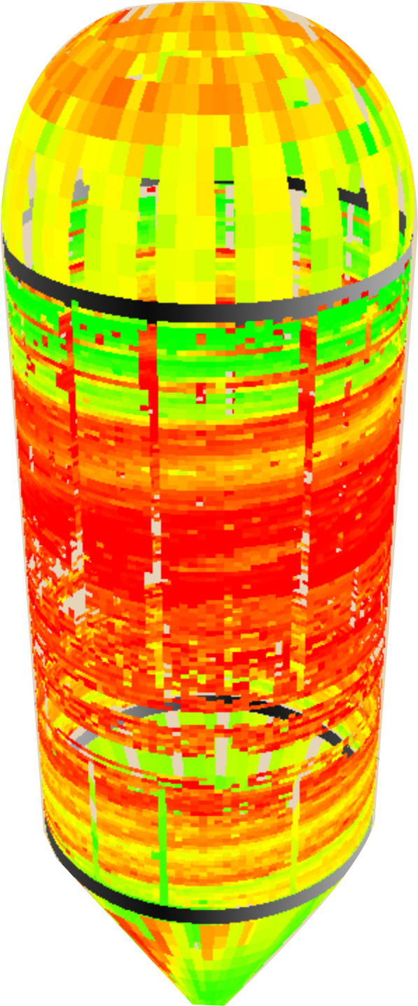 3D digester deliverable with UT data points