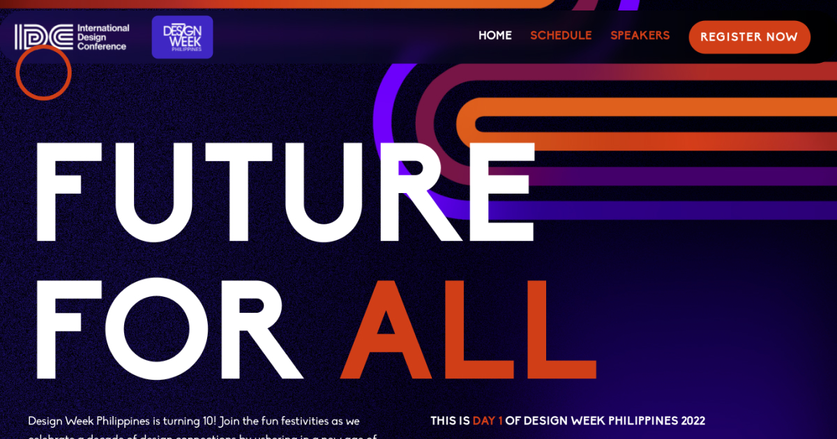 International Design Conference 2022 Manila, Philippines