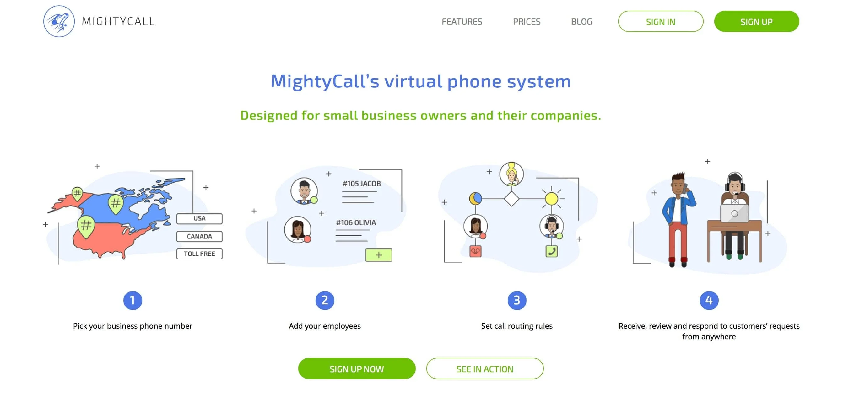 MightyCall ad image