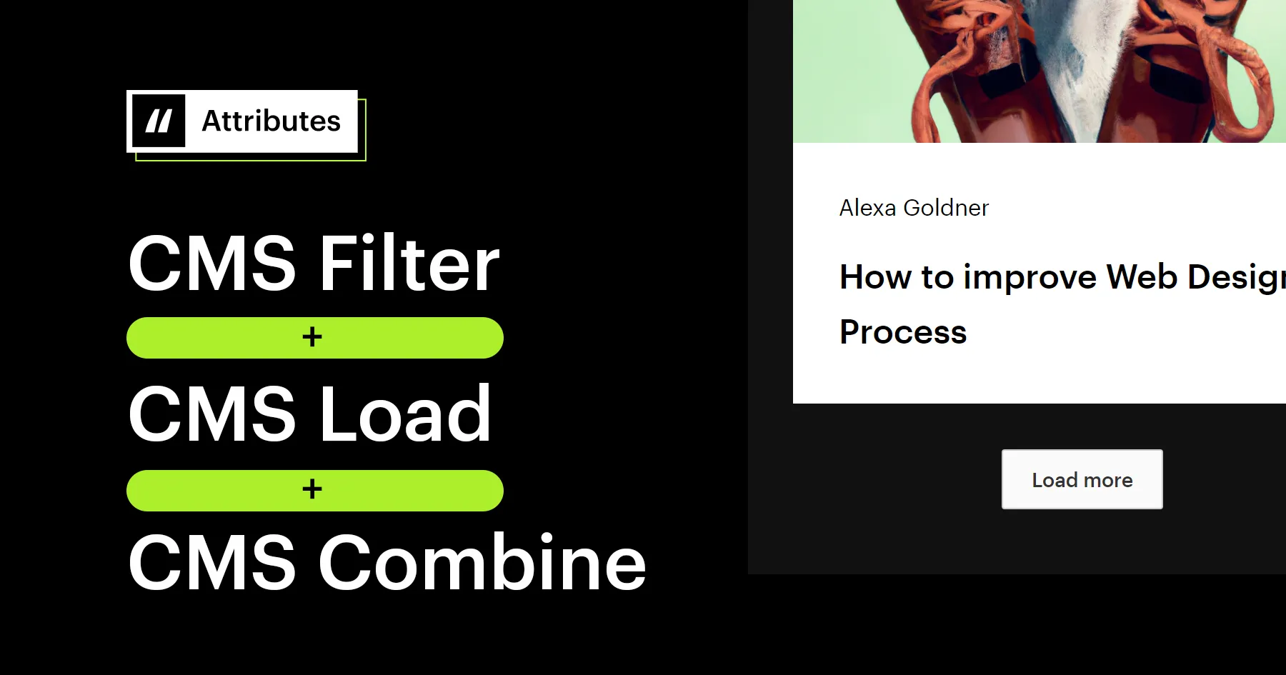 CMS Filter + CMS Load + CMS Combine Attributes