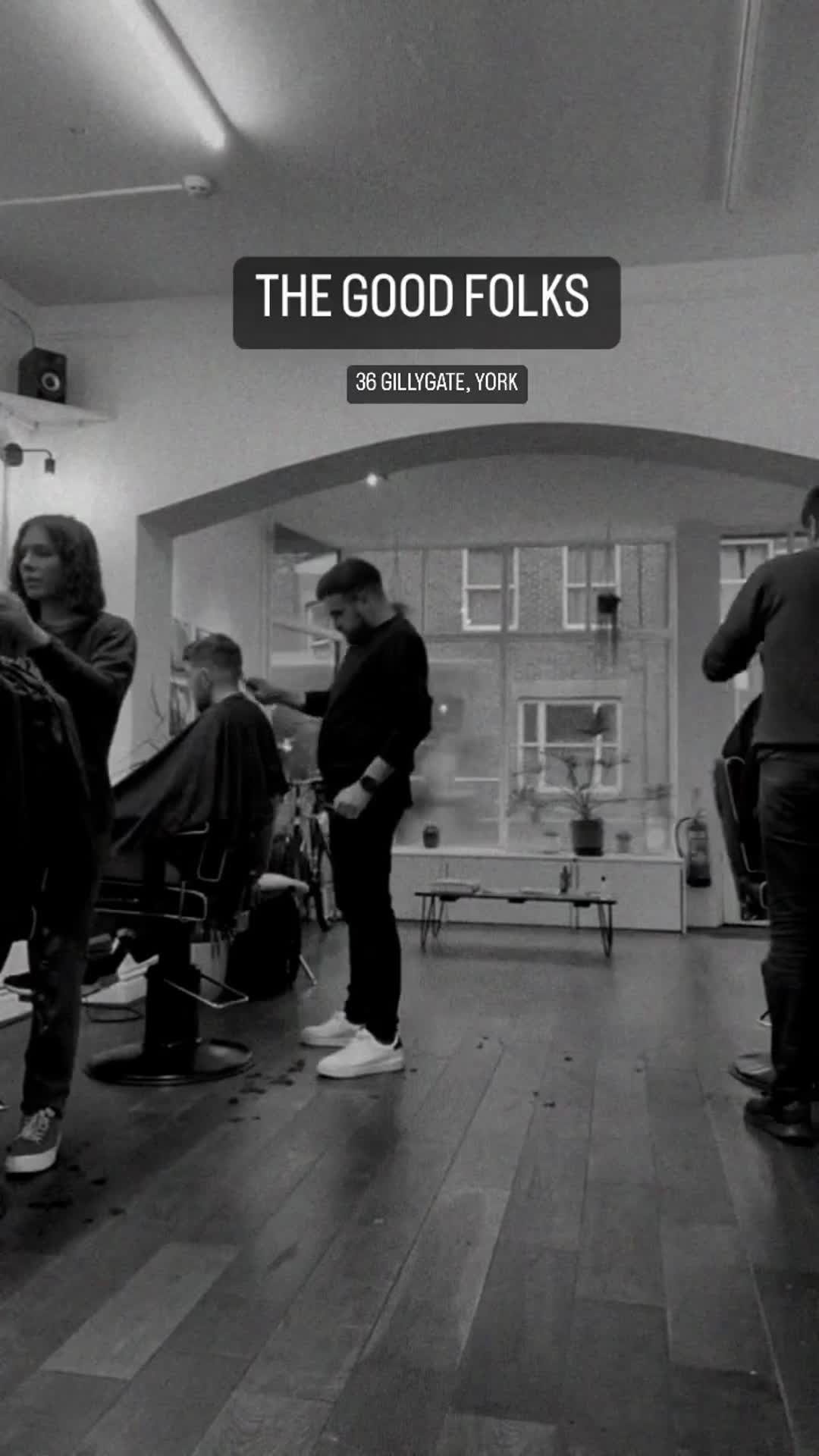 The Good Folks, York • A modern day barbers