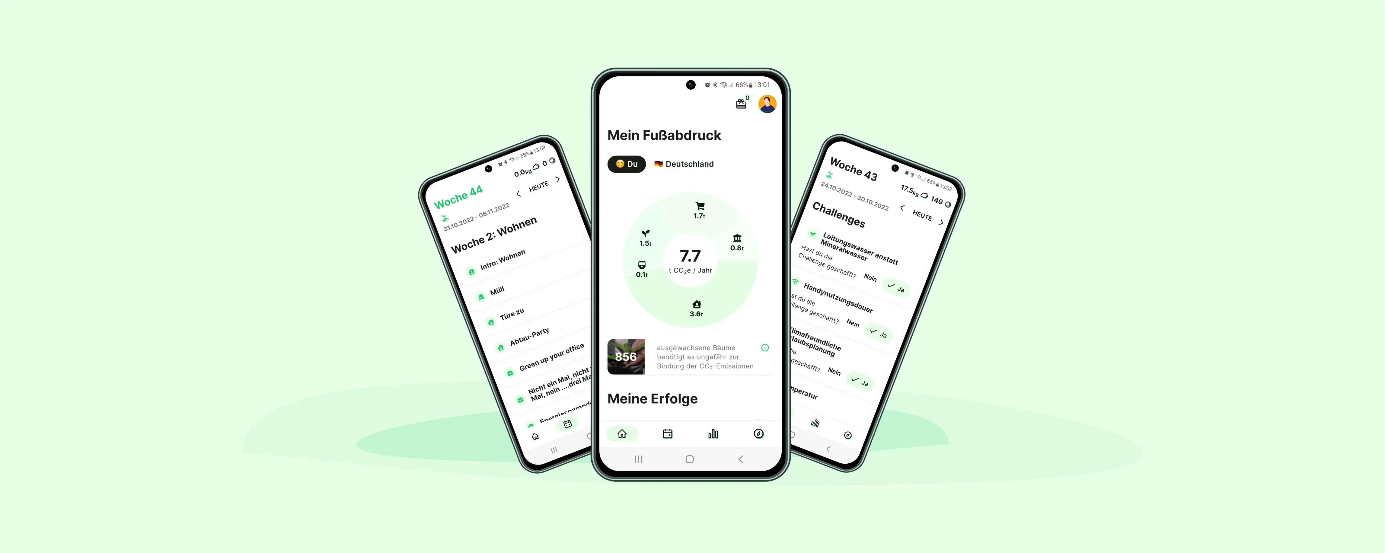 Hero image for the 2zero app page showcasing some sample screens of the app