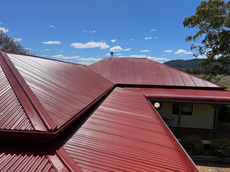 Rural Colorbond Roof Restoration Our Work Roof Painting Plus